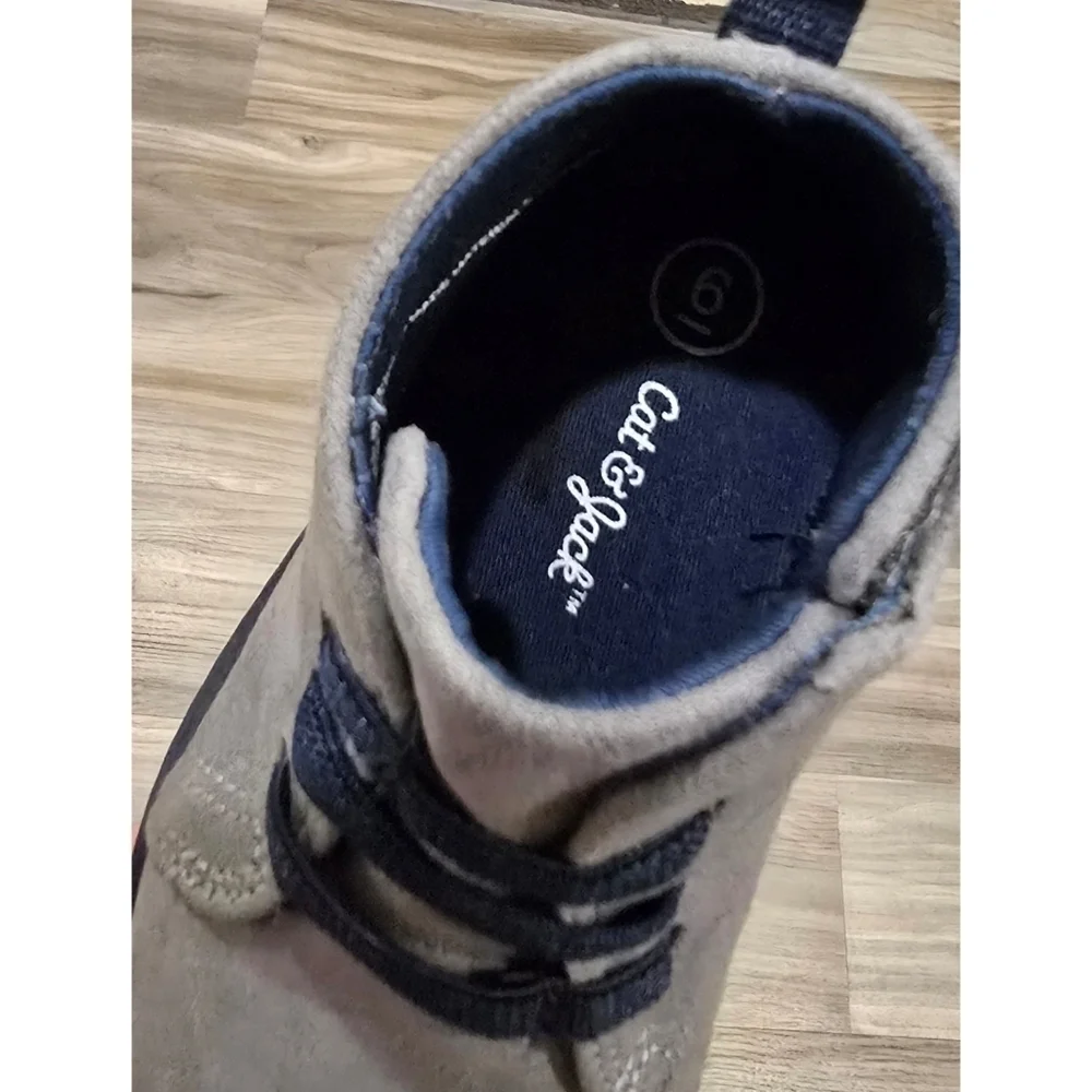 Toddler Baby Boys' Toddler Chukka Boots Shoes Cat and Jack Gray Size 6